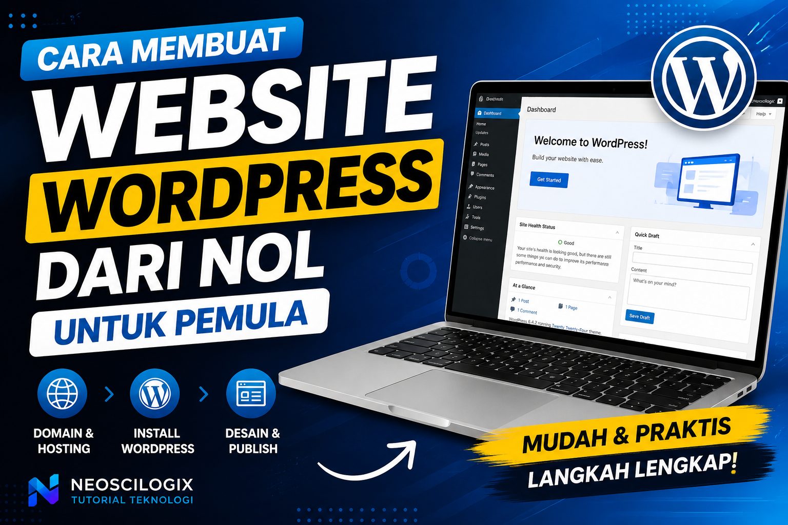 cara membuat website wordpress dari nol: panduan lengkap untuk pemula