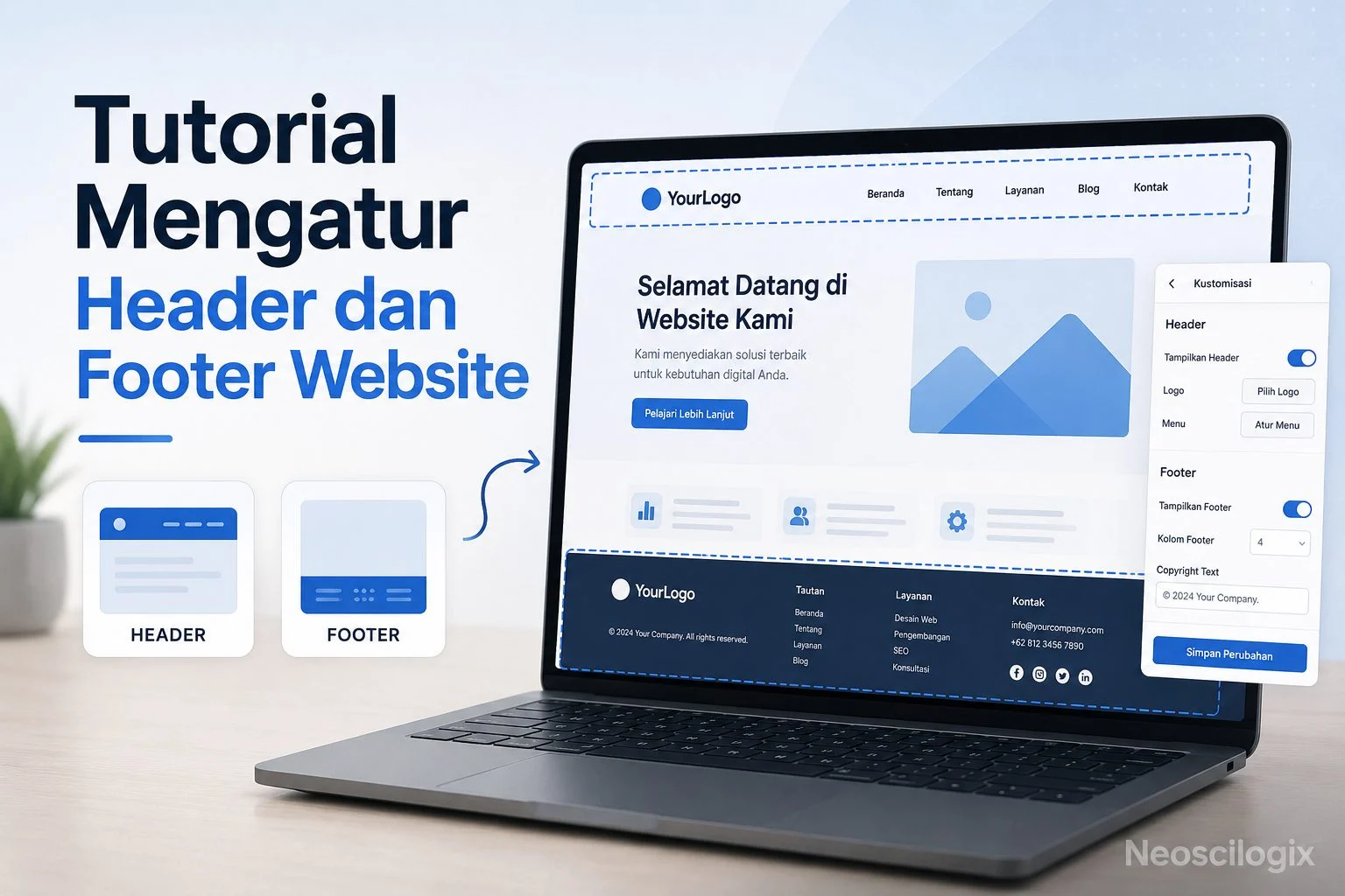 Tutorial Mengatur Header dan Footer Website WordPress