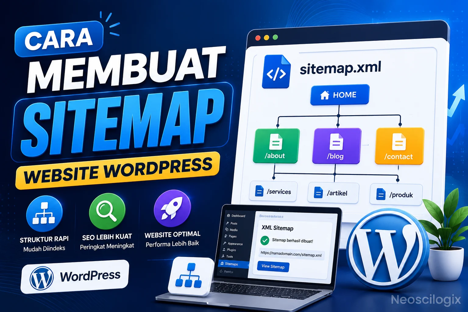 Cara Membuat Sitemap Website WordPress Agar Cepat Terindeks