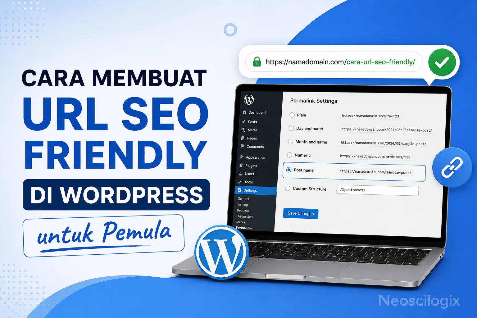 Panduan cara membuat URL SEO friendly di WordPress