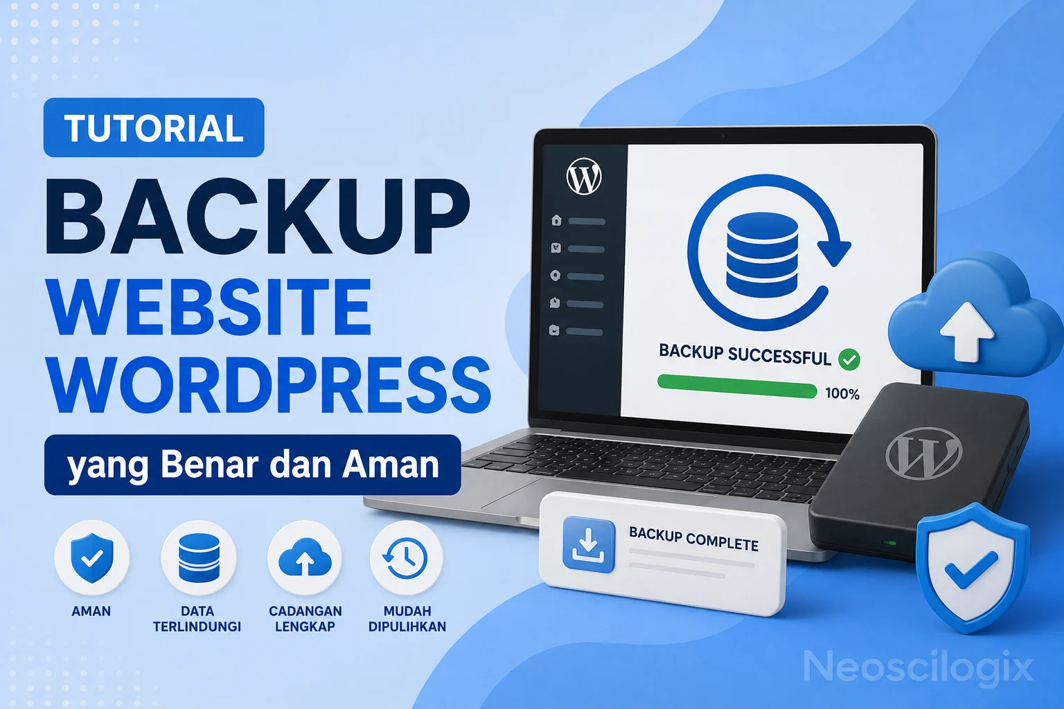 Tutorial Backup Website WordPress yang Benar dan Aman 1 Panduan lengkap tutorial backup website WordPress secara otomatis dan manual