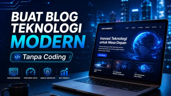 Tutorial Membuat Website Blog Teknologi Modern