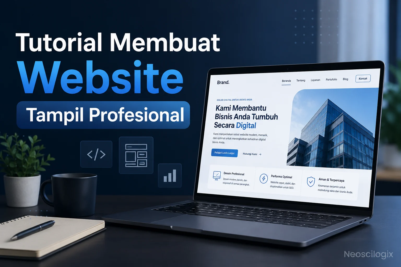 Tutorial Membuat Website Profesional dan Terpercaya