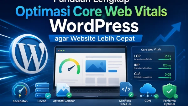 Panduan optimasi Core Web Vitals WordPress untuk kecepatan website