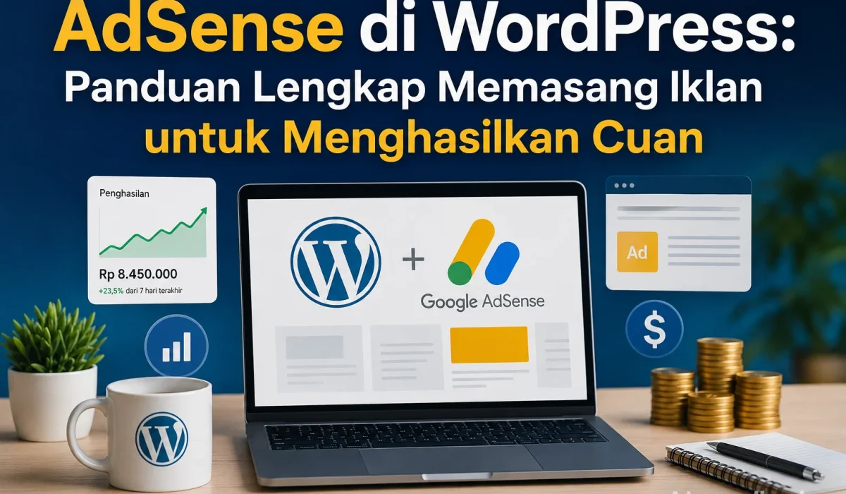 Panduan lengkap memasang AdSense di WordPress untuk pemula