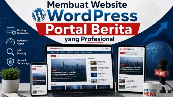 Panduan langkah demi langkah membuat website WordPress portal berita profesional